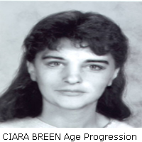 CIARA BREEN - Age progressed